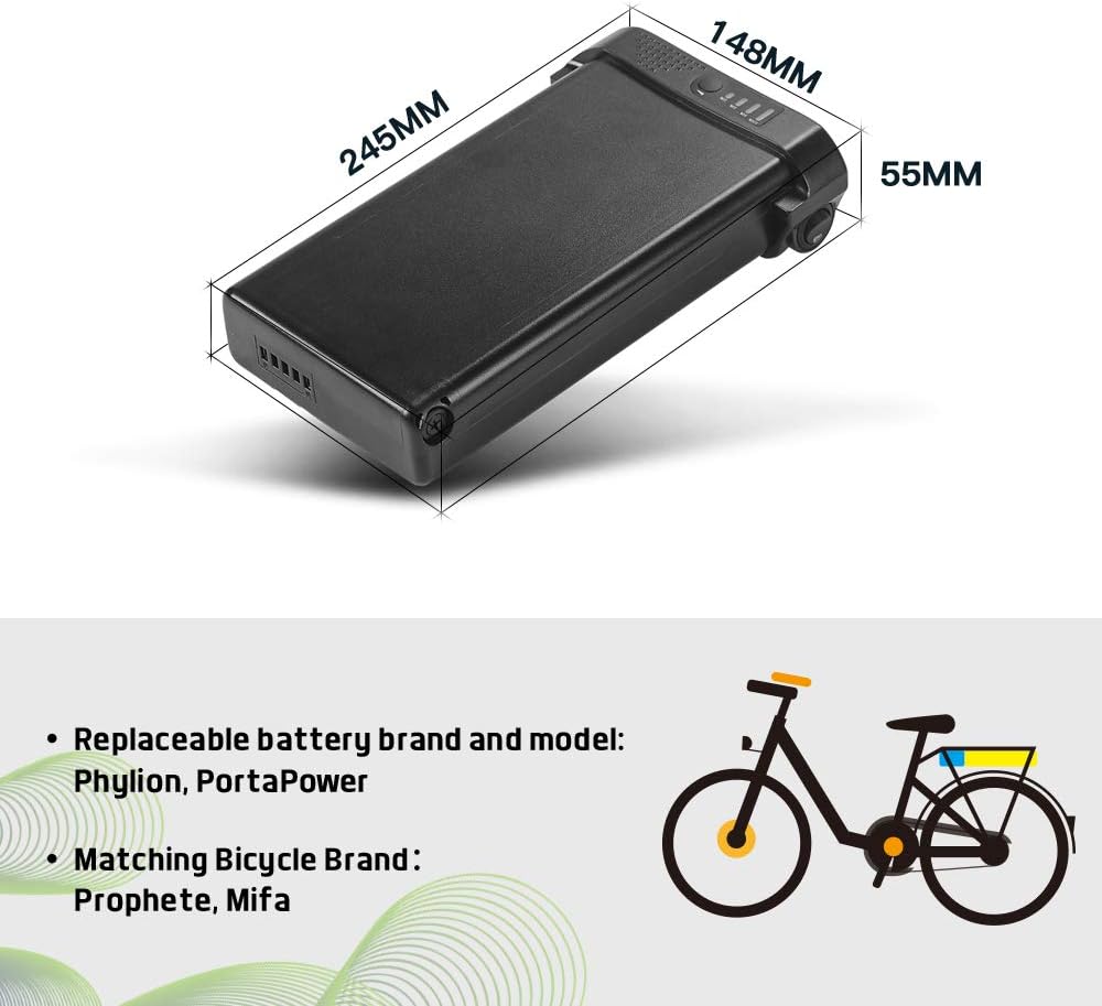Pannier 24v 10.4Ah eBike Battery