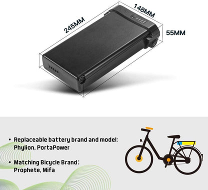 Pannier 24v 10.4Ah eBike Battery