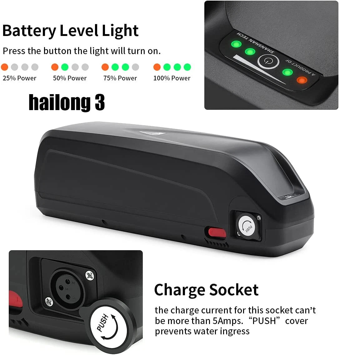 48v 13Ah eBike Battery