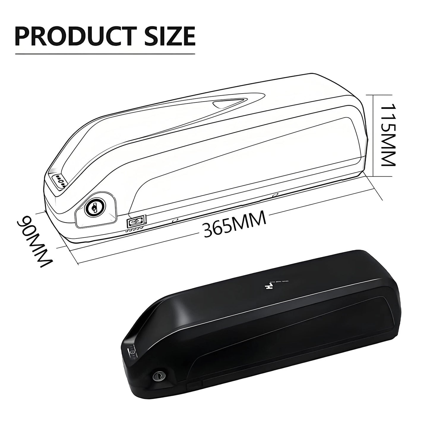 48v 13Ah eBike Battery